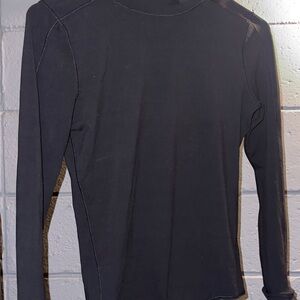 lululemon athletica Black Long Sleeve Bodysuit